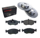 Liiton or TRW Brake Disc Kit Fiat Palio Siena 2004-2018 1.7td 0