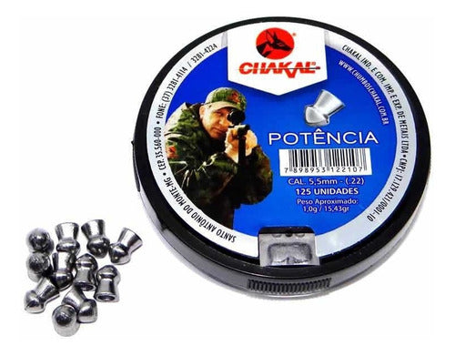 Chumbos Chakal Potência 5.5 Mm  Gran Aventura 3