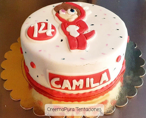 CreemaPura.Tentaciones Torta 20 Personas Personalizada Temática 7