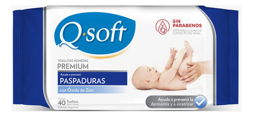 Toallitas Humedas Premium Qsoft Anti Paspaduras 40 U X3 1