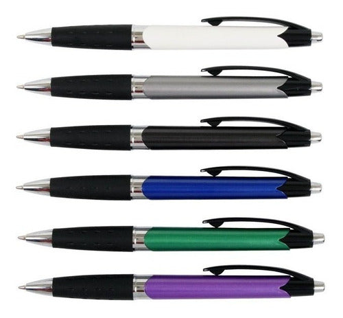 Micro Simball Ziro Ballpoint Pen Pack of 30 Units - Blue or Black 4