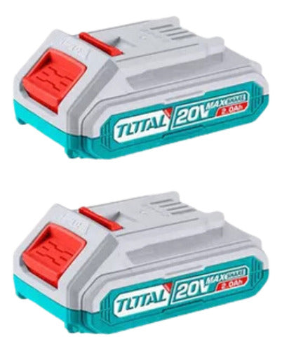 Total 20V Battery Charger + 2 Ah Battery Combo 1