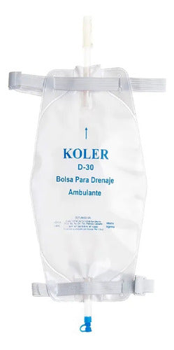 Bolsa Colectora Orina Koler D-30 Ambulatoria 500cc X 5 Unida 0