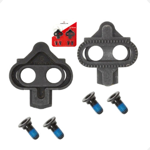 Taquinho Tacos Pedal Clip Mtb Bicicleta Sapatilha 51 Spd Par 0