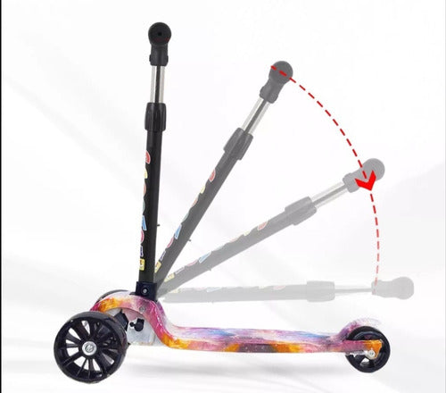 OSR Kids' 3-Wheel Foldable Scooter with Lights 1