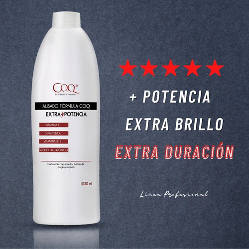 Coq Capilar X3: Alisado Extra Potencia + Keratina + Lifting Capilar 3lt 1