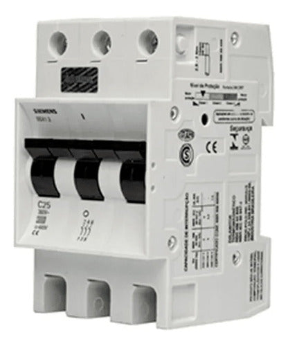 Siemens Termomagnetico 3x4A 3KA Curva C - 5SX1304-7 0