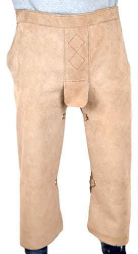 Leather Leg Guard-Chaps Straight with Brass Eyelet (74905) 8