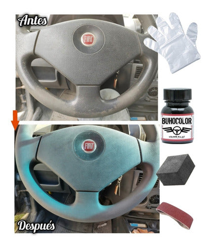 Volante Universal Steering Wheel Restoration Kit - Intermediate Gray 0