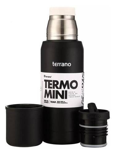 Terrano Termo Acero Inoxidable Terrano 500 Ml Mini Chico Premium 2