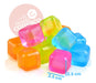 Reusable Ice Cubes x 10 Colorful Refrigerant Cubes 3