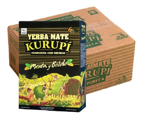 Kurupí Yerba Mate Menta y Boldo 500 g 0