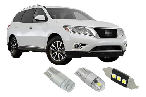 Nissan 16pcs LED Interior Light Kit White for 2013-2016 Pathfinder 0