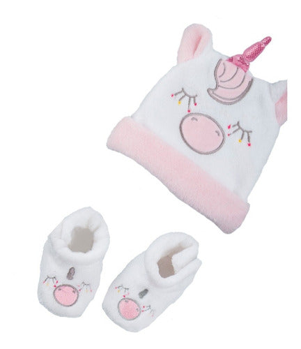 Baby Set De Gorro Y Bufanda Oso Panda Para Bebe, Niño O Niña 2