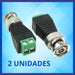 Genérica Pack X2 Fichas BNC Macho Para Cámara Seguridad Video Balun 2