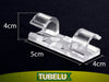 TUBELUX Clip Adhesivo Para Cables Grosor Grande Pack 16 Unidades 1