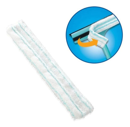 Leifheit Window Cleaner Set 3 in 1 + Replacement Mop 6