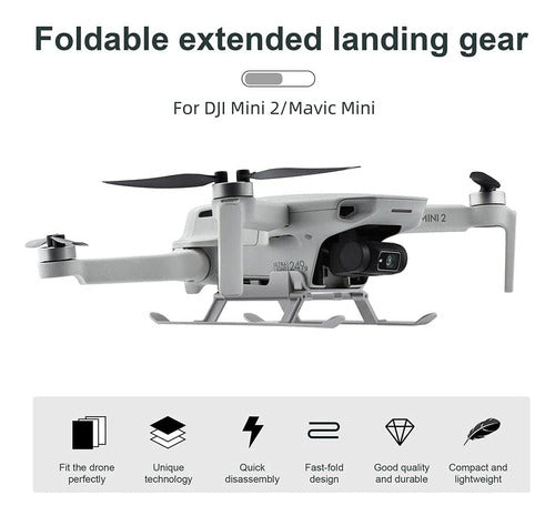 Landing Gear Para Dji Mini 2 Y Mavic Mini Pie Plegable 6