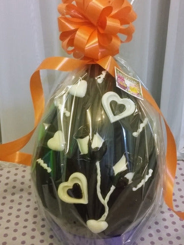 Handcrafted 3 Kg Easter Egg N° 30 Premium Chocolate 2