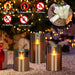 Wemarry Flameless Candles 10cm, 13cm, and 15cm for Decoration 1