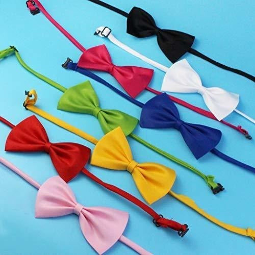 Yookat 8 Pieces Party Hat Set for Dogs with 8 Bow Tie Accessories 4