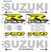 Suzuki Calcos Plancha 750 Gsx 0