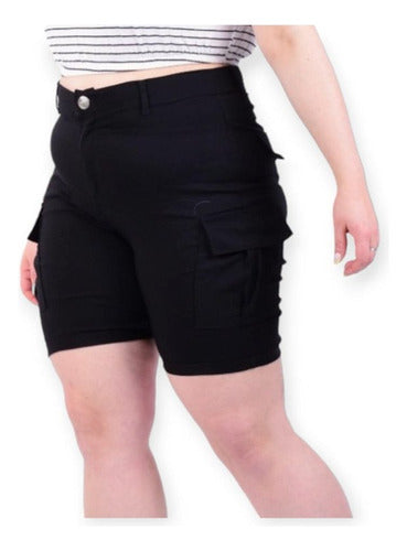 JPM Cargo Bermuda Shorts for Women in Plus Sizes 1