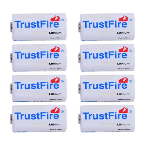 Trustfire 1400mAh CR123A 16340 Lithium Li-ion Batteries 0