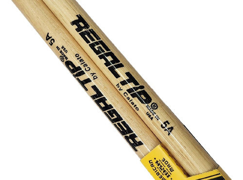 Regal Tip USA Hickory Wood Tip Drumsticks RW-205R 5A 8