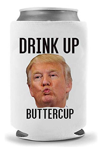 Cool Coast Products Trump Buttercup Beer Coolie - Funny Gag Party Gift Beer Can 0