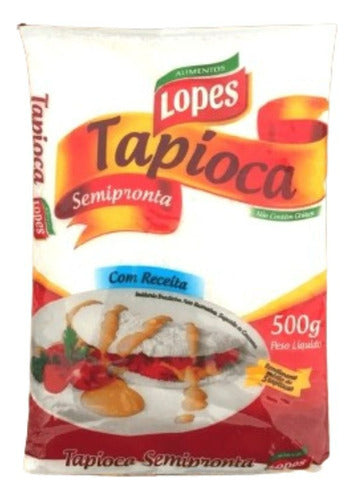 Lopes Tapioca Flour Gluten-Free Vegan - 500g Box X 10 0