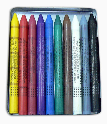 Caran d'Ache Crayones Neocolor I X 10 Colores 0