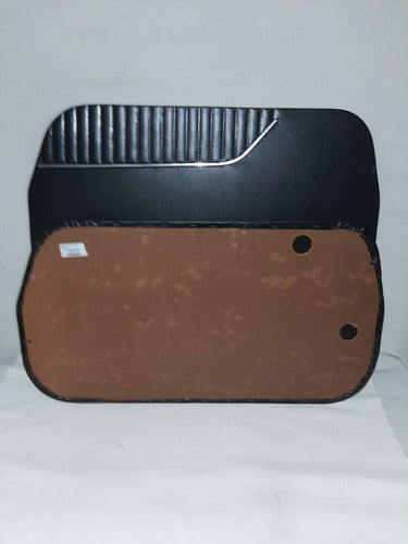 Panel Tapizado Interior Fiat 600 Kit Delanteros (2) Negros 1