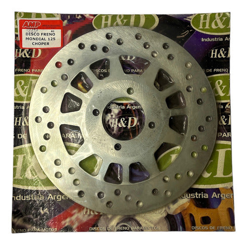 H&D Mondial 125 Brake Disc 0