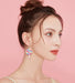 NewZenro Colorful Lollipop Earrings with Rainbow Design 2