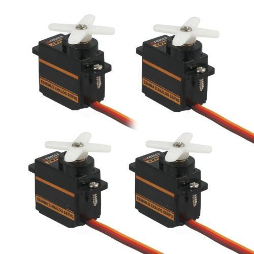 ES08MAII 4pcs Servo Micro Analog Metal Gear 13g High Speed 0