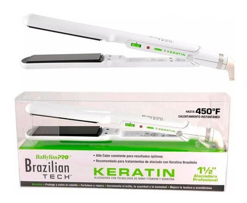 BaBylissPRO Professional Hair Straightener + Anna De Sanctis Thermal Protector 2