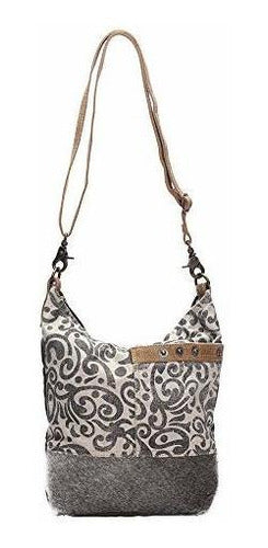 Myra Bag S1126 Bolso De Hombro Con Diseño Floral De Vaca Y 0