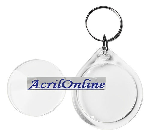 Acrilonline 150 Round Acrylic Keychain Without Chain 0