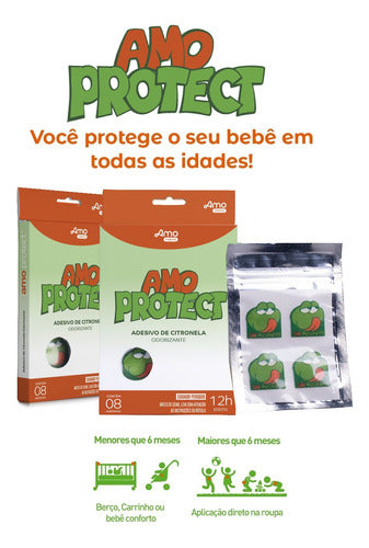 Sai Mosquito Amo Protect Repelente Adesivo Natural Infantil 5