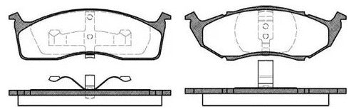 Lpr Pastillas De Freno Para Chrysler Voyager Gs 98 99 Delantera 1