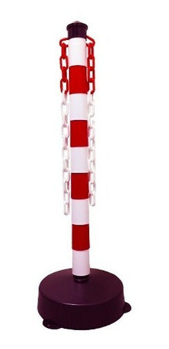 Pack of 8 Demarcation Posts with 20cm Diameter Base 3