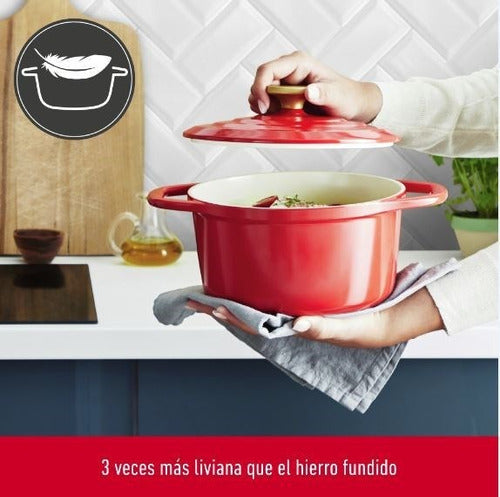 Olla Cocotte 20cm Con Tapa - Rojo Air 1