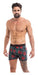 Dufour Men's Exposed Waist Boxer Printed Cotton 11971 0