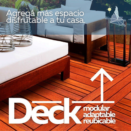 Panel De Deck Modular - Eucaliptus Grandis 1