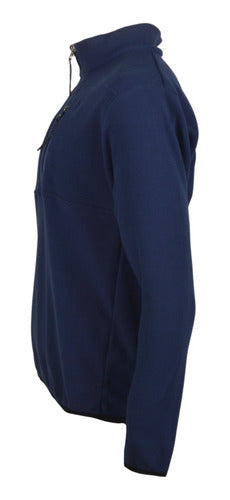 APTITUD Men's Half Zip Fitness Sweatshirt - Navy Blue 1