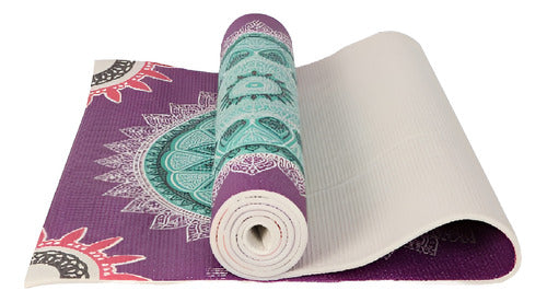 Colchoneta Fitnes Pilate  Yoga Estampada 173x61x6mm Cuo 0