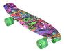 Complete22''cruiser-skateboard-bendable-deck-pu-casters-kids 0