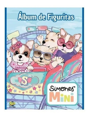 Simones Mini Sticker Album with Stuck Figurines - Sticker Design 2018 0