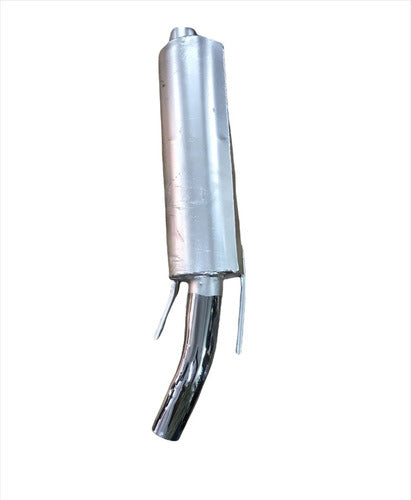 Chevrolet Celta Exhaust and Tailpipe with Chromed Outlet 1